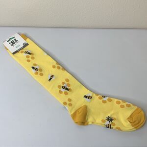 Sock It To Me Stretch It Knee High Bee’s Knees Socks Women Sz 5-14.5 Mens 3.5-13